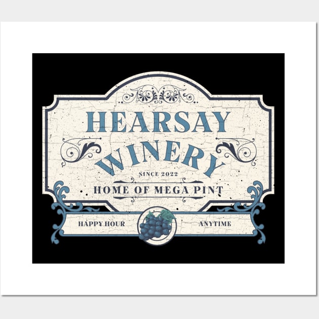 Hearsay winery Wall Art by valentinahramov